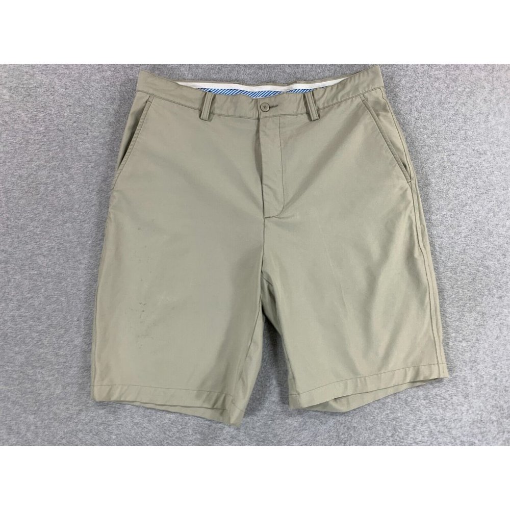 Footjoy‎ Classic Solid Polyester Blend Casual Golf Shorts (Men's 35) Tan